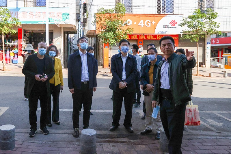 市委常委、宣传部部长郑浩然率队到湖光镇调研创文工作（图文 杨宇）.JPG