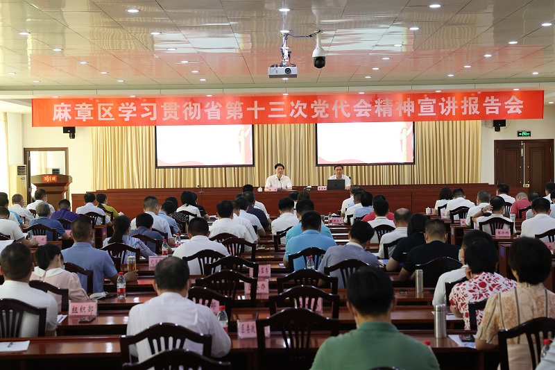 麻章区学习贯彻省第十三次党代会精神宣讲报告会.JPG